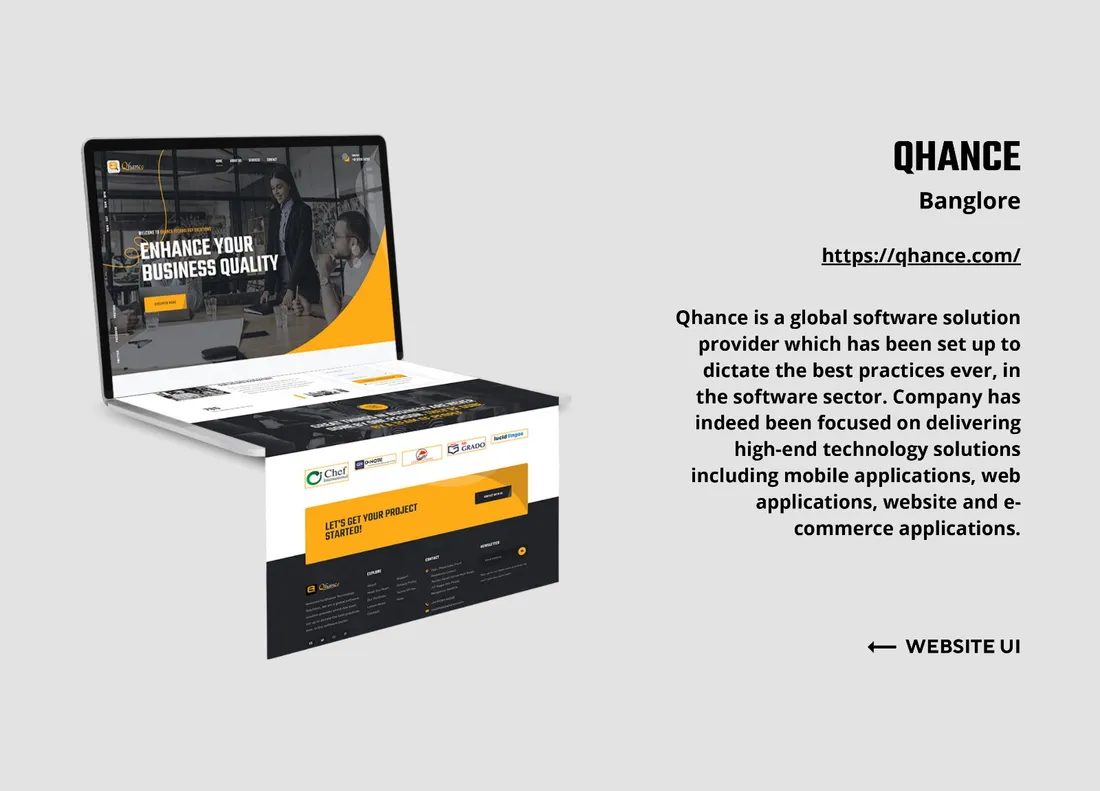 Qhance website
