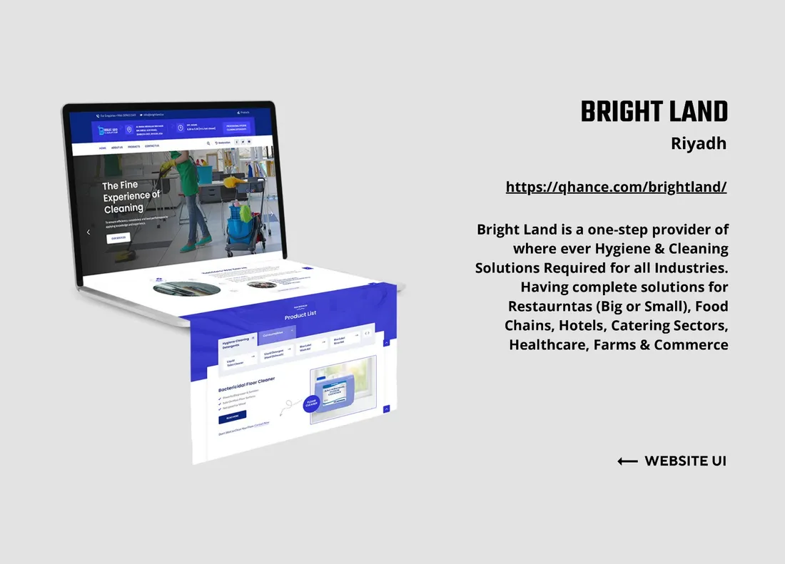 Bright Land website